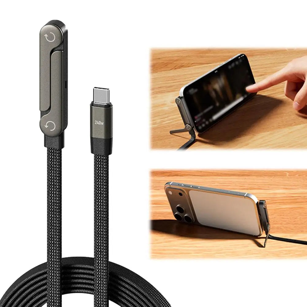 240/Hyper™ 65w Fast Charging Foldable Bracket Data Cable