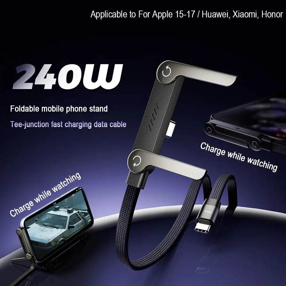 240/Hyper™ 65w Fast Charging Foldable Bracket Data Cable